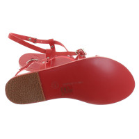 Ancient Greek Sandals Sandals in Red