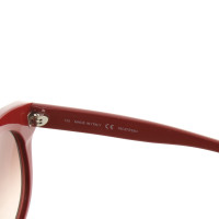 Valentino Garavani Sonnenbrille in Rot/Bordeuax