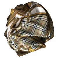 Burberry Echarpe/Foulard en Soie en Marron