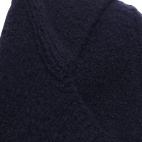 Luisa Cerano Manteau tricoté en bleu