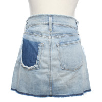 Frame Denim Skirt Cotton in Blue