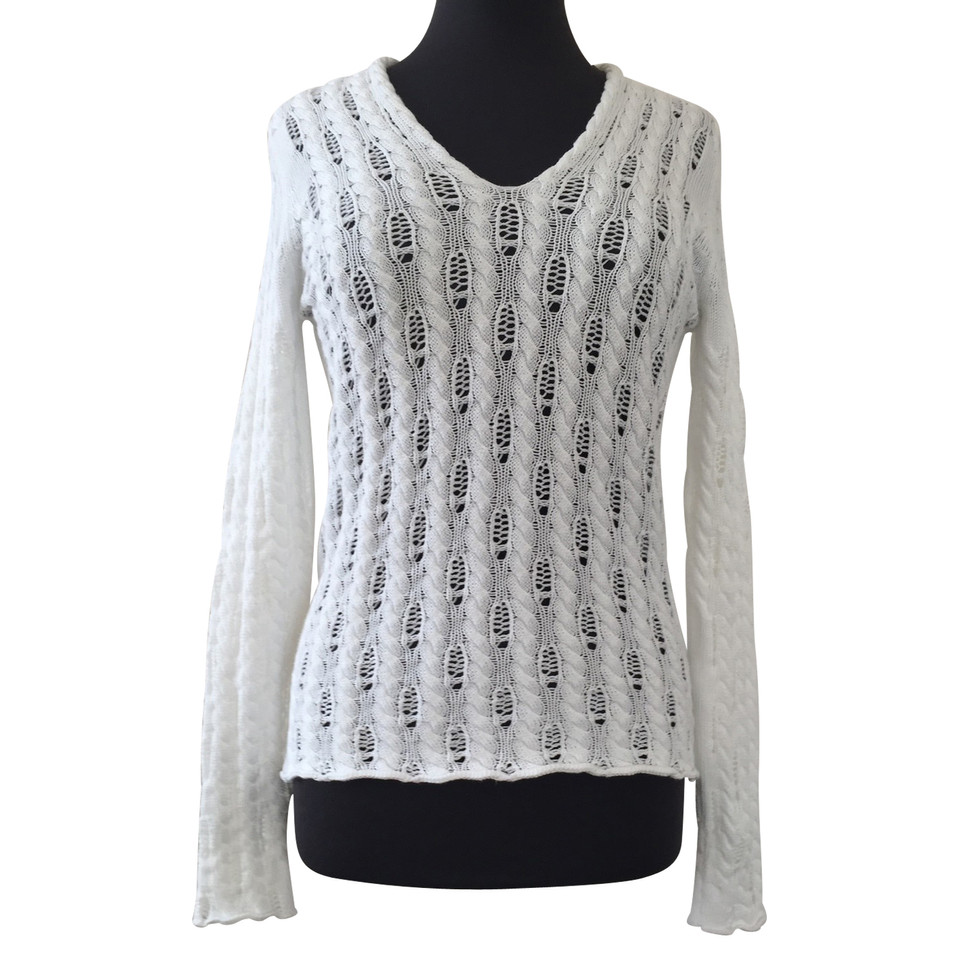 Iris Von Arnim Sweater with lace pattern