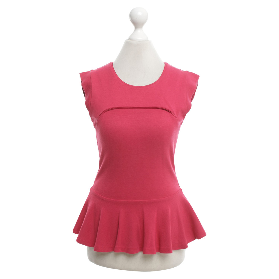 French Connection Top in raspberry red
