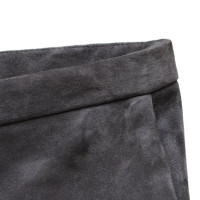 Fabiana Filippi Leather pants in grey