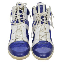 Yohji Yamamoto Chaussures de sport en Cuir en Bleu