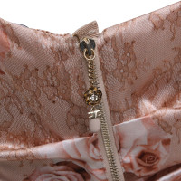 Elisabetta Franchi Silk dress in rosé