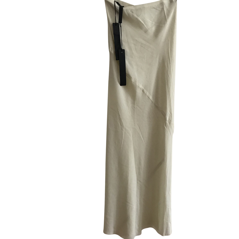 Ilaria Nistri Kleid aus Seide in Creme
