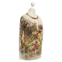 Jean Paul Gaultier top with a floral print