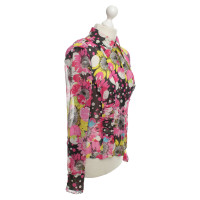 Escada Silk blouse with floral print