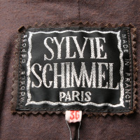Sylvie Schimmel Jacke/Mantel aus Leder in Braun
