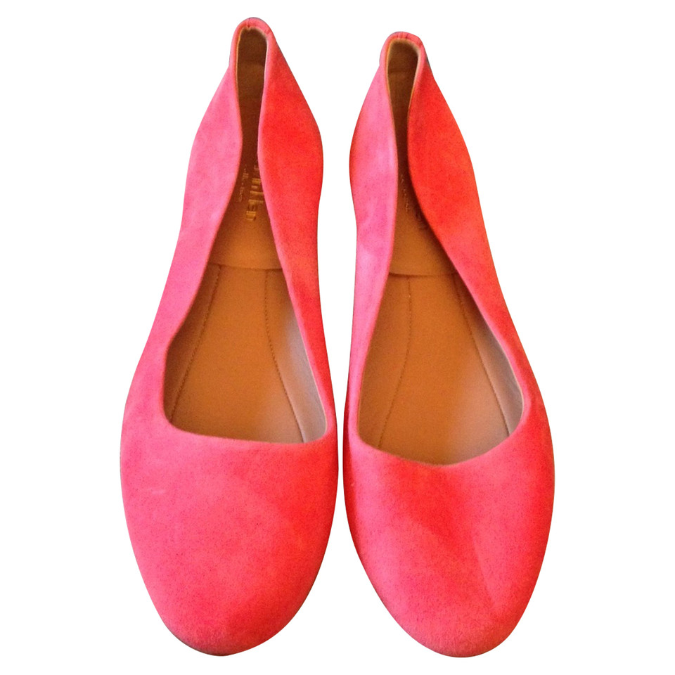 Calvin Klein Slipper/Ballerinas aus Wildleder in Rosa / Pink
