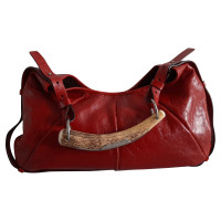 Yves Saint Laurent Handbag Leather in Red