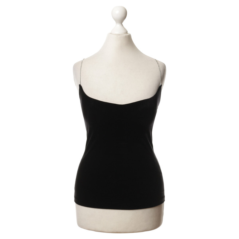 La Perla Top with velvet-look