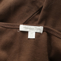 Massimo Dutti Top Cotton in Brown