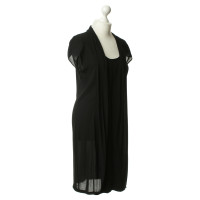 Maison Martin Margiela Kurzarm-Kleid in Schwarz