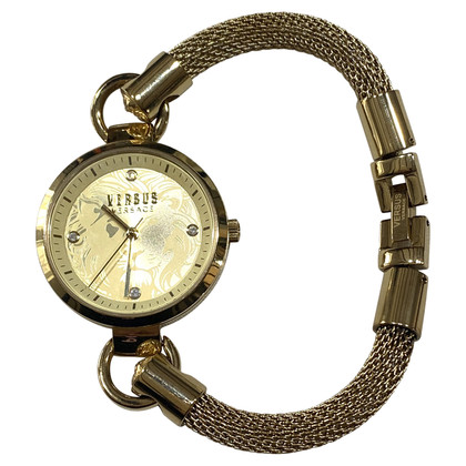 Versace Horloge Staal in Goud