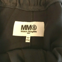 Mm6 By Maison Margiela Pantalone nero con elastico 
