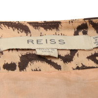 Reiss Mini-skirt with Animal-Print