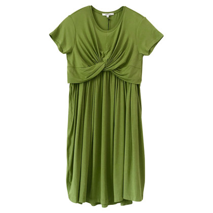 Carven Kleid aus Viskose in Grün