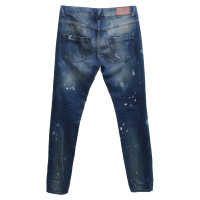 Alexander McQueen Jeans im Used-Look