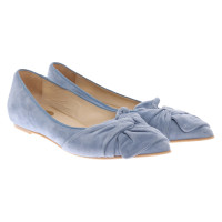 ras Slippers/Ballerinas Leather in Blue