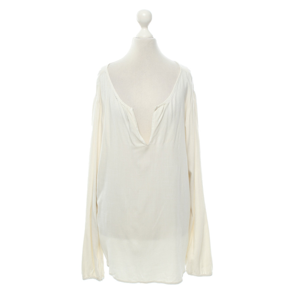 Velvet Top Viscose in Cream