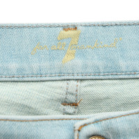 7 For All Mankind Jeans in Hellblau