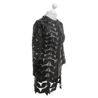 Caban Romantic Coat with leaves motif