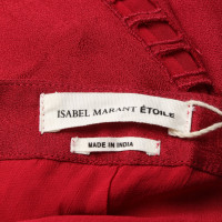Isabel Marant Gonna in Viscosa in Rosso