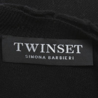 Twin Set Simona Barbieri abito di lana in bicolor