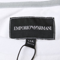 Armani Oberteil aus Baumwolle in Weiß