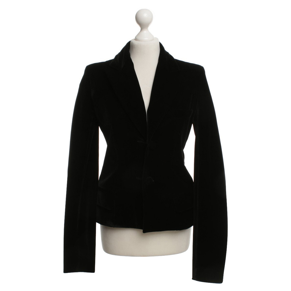 Yves Saint Laurent Black velvet blazer