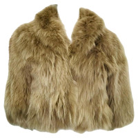 Plein Sud Jacket/Coat Fur in Beige