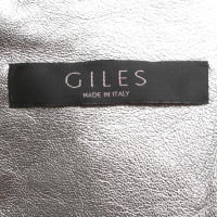 Andere merken Giles - Lederen jurk met franjes