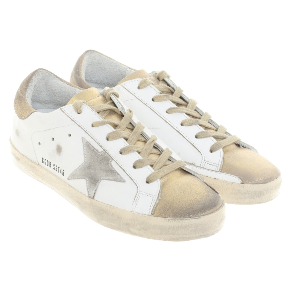 Golden Goose Trainers Leather in White