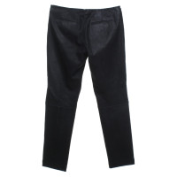 The Row Suede pants in black