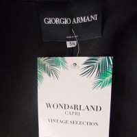 Giorgio Armani Giorgio Armani black latex coat