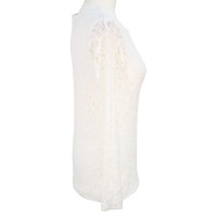 Reiss Lace top in white