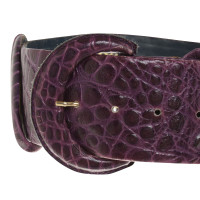 Christian Dior Belt with reptile embossing
