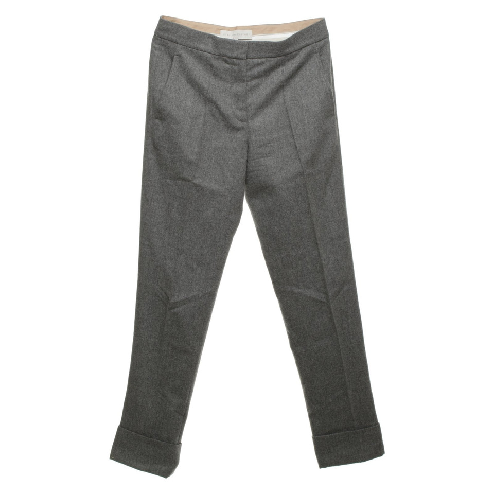 Stella McCartney Pantaloni di lana in grigio