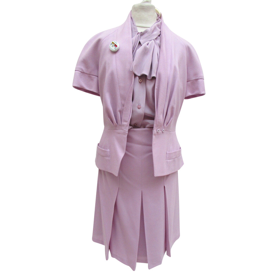 Christian Dior Suit Wol in Violet