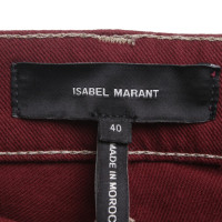 Isabel Marant trousers in Dark Red