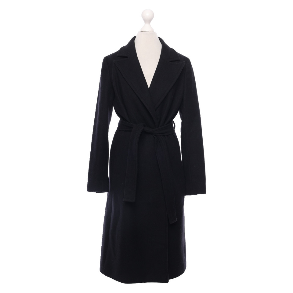 Massimo Dutti Jacket/Coat in Black