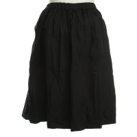 Comme Des Garçons Black skirt with ruffle