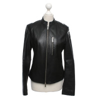Tommy Hilfiger Jacket/Coat Leather in Black