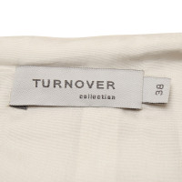 Turnover jupe couleur argent