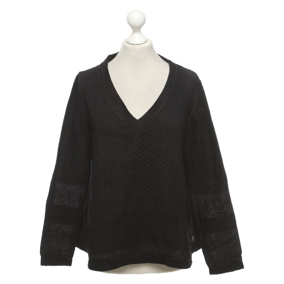 Cecilie Copenhagen Top Cotton in Black