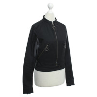 Prada Biker-Jacke in Schwarz