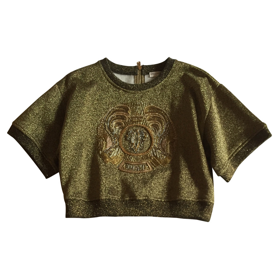 Emilio Pucci Goldfarbenes Sweatshirt