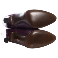 Pedro Garcia purple leather boots
